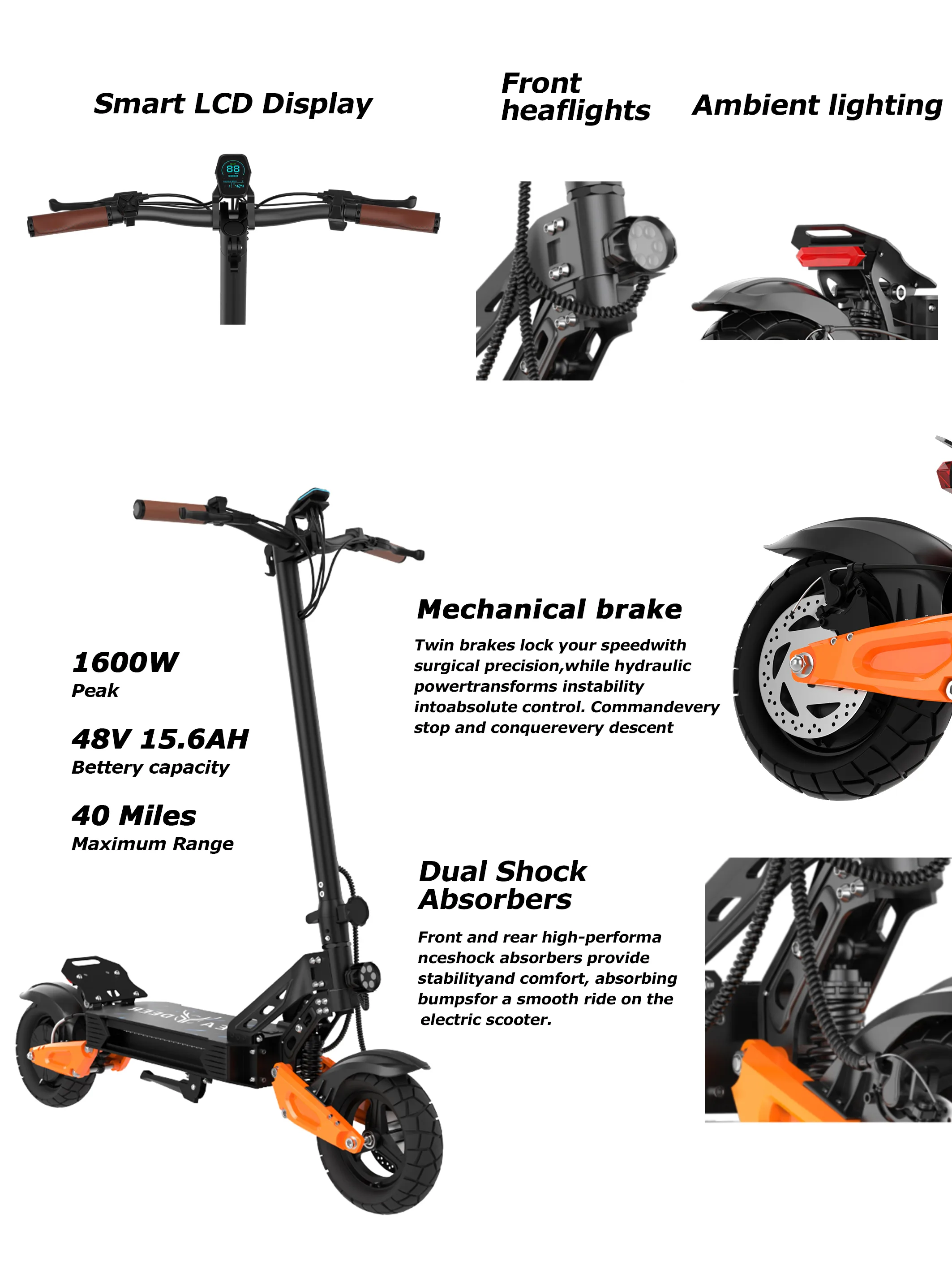 H67 Off-Road Electric Scooter