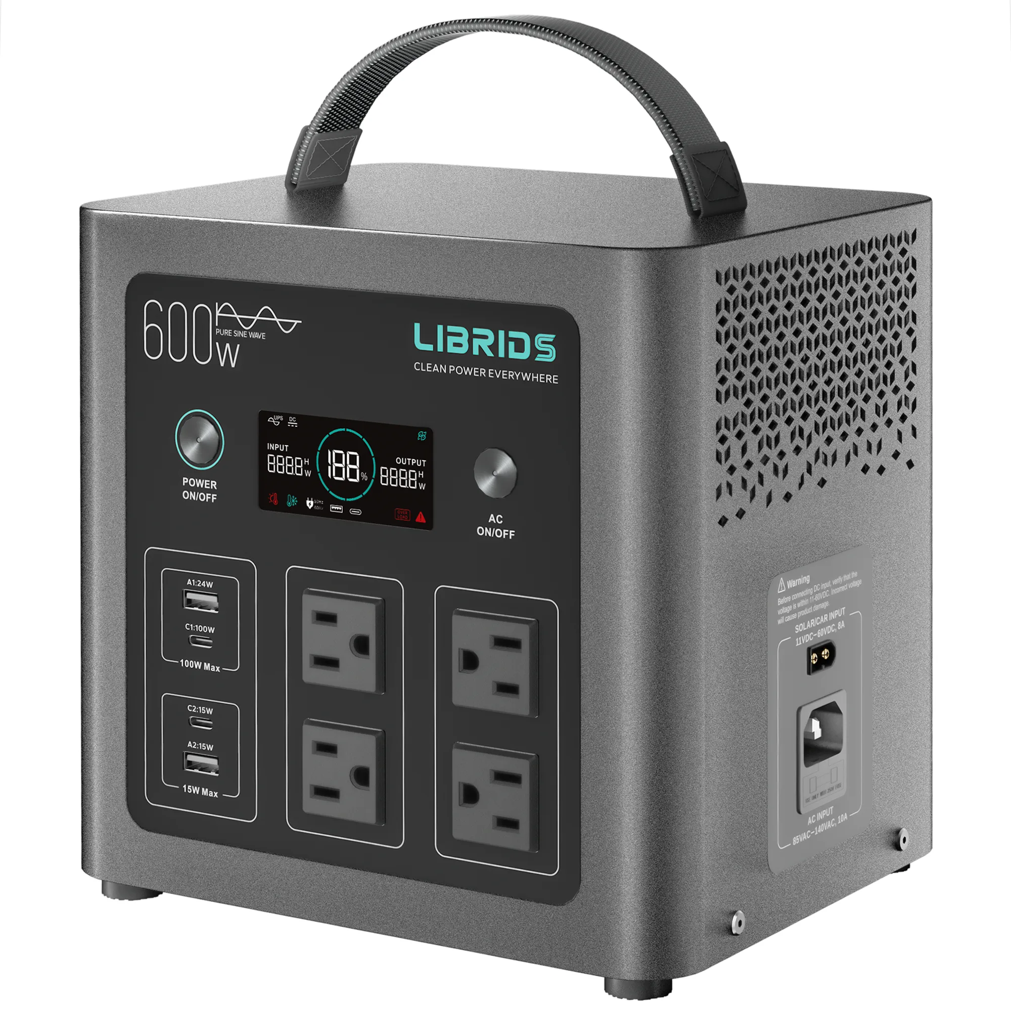 C600 Portable Power Station