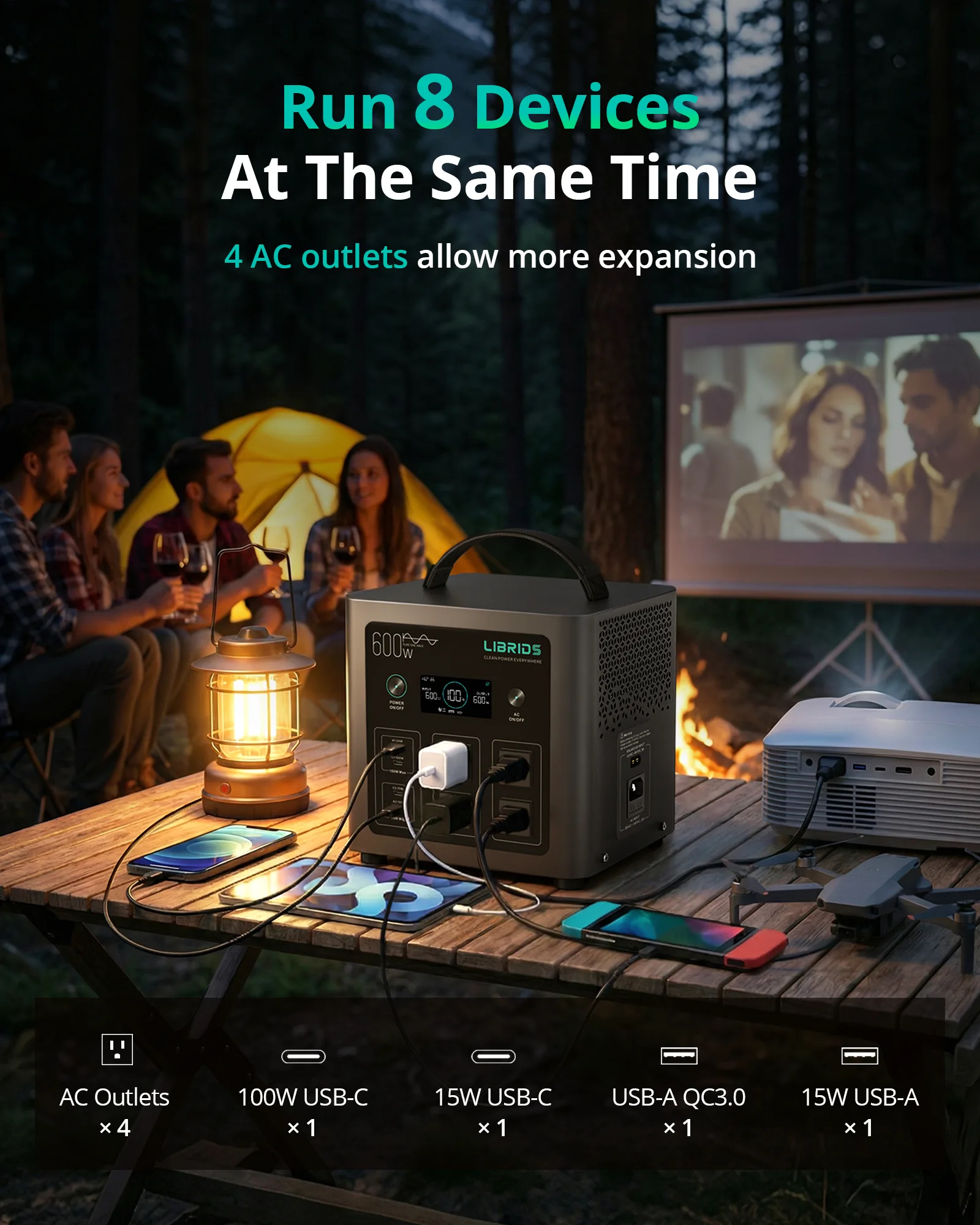 C600 Portable Power Station