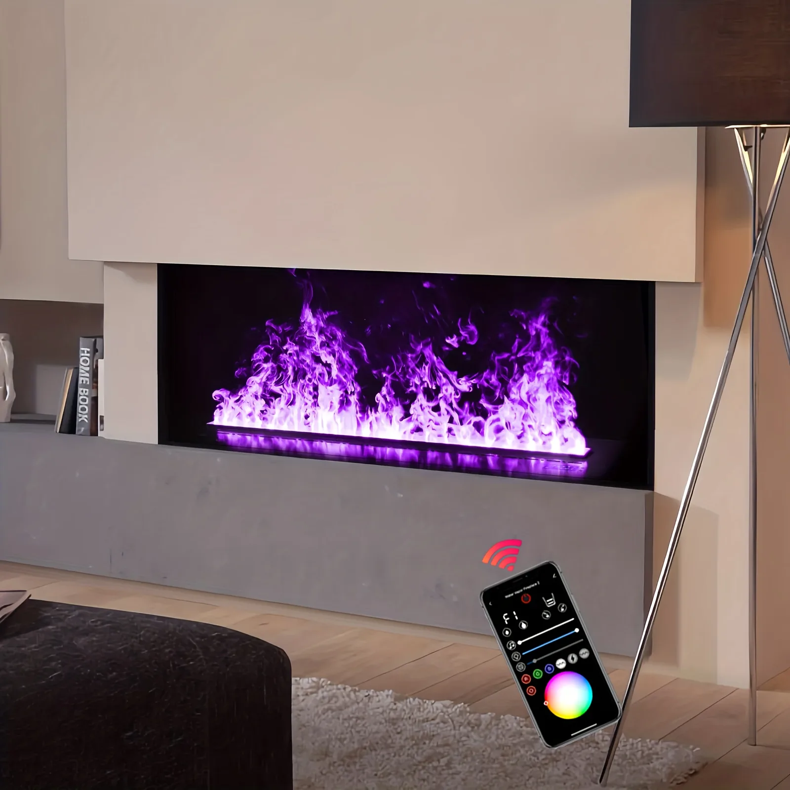 Water Vapor Fireplace Series detail