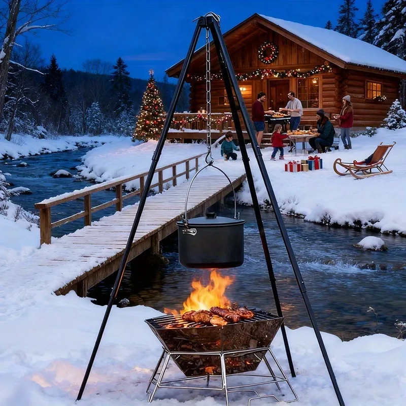 4L Camping Hanging Pot detail