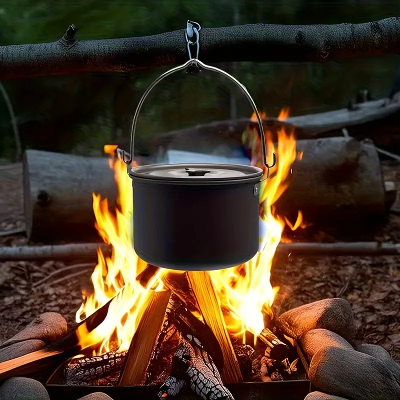 4L Camping Hanging Pot detail
