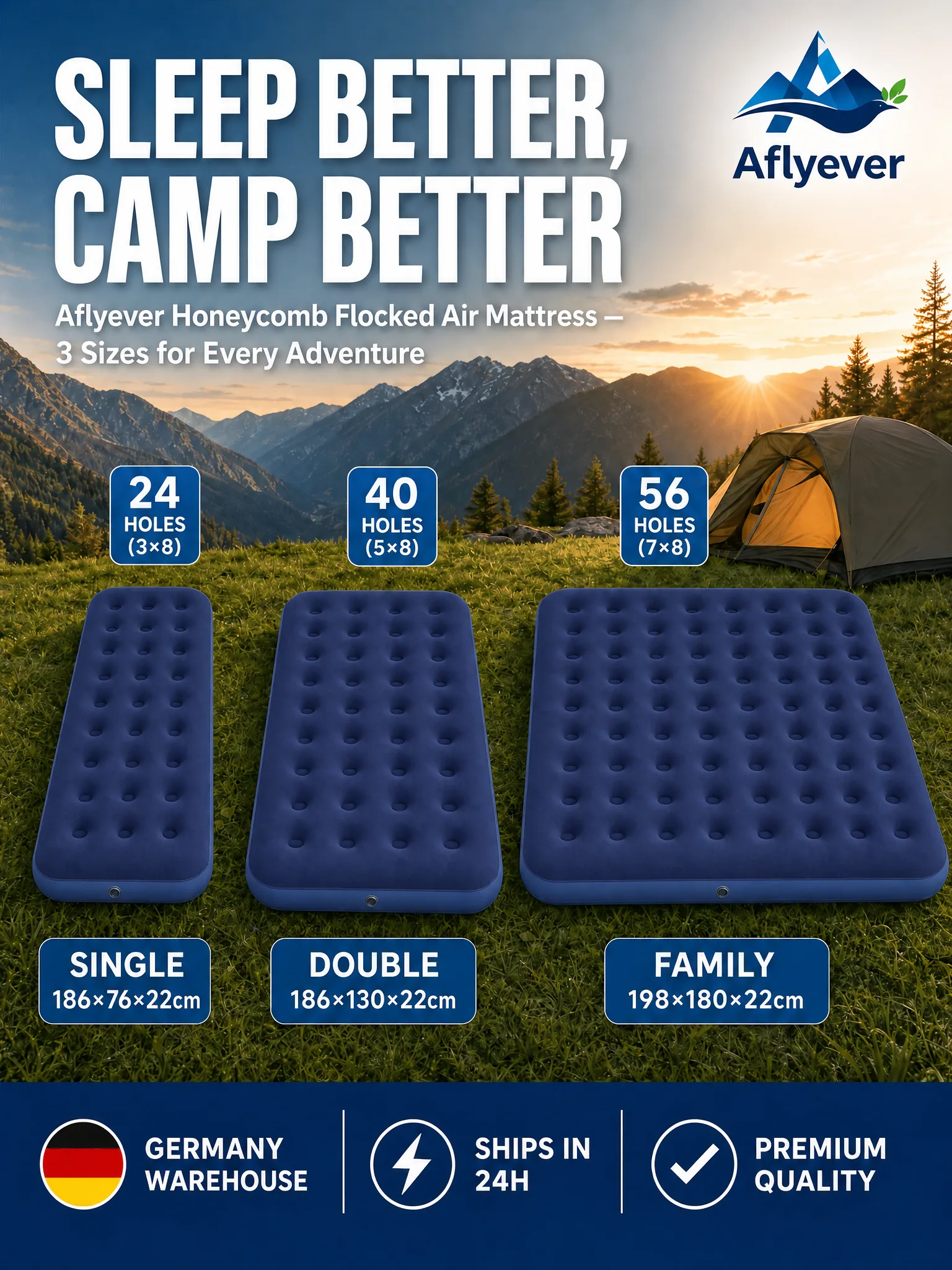 Flocked Air Mattress Series detail