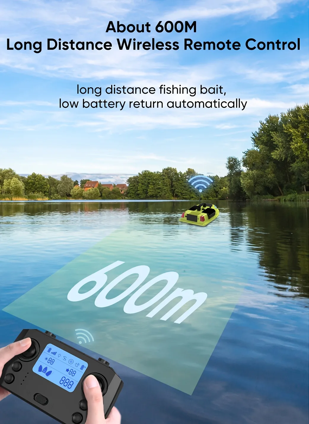 D20 Fishing Bait Boat product detail