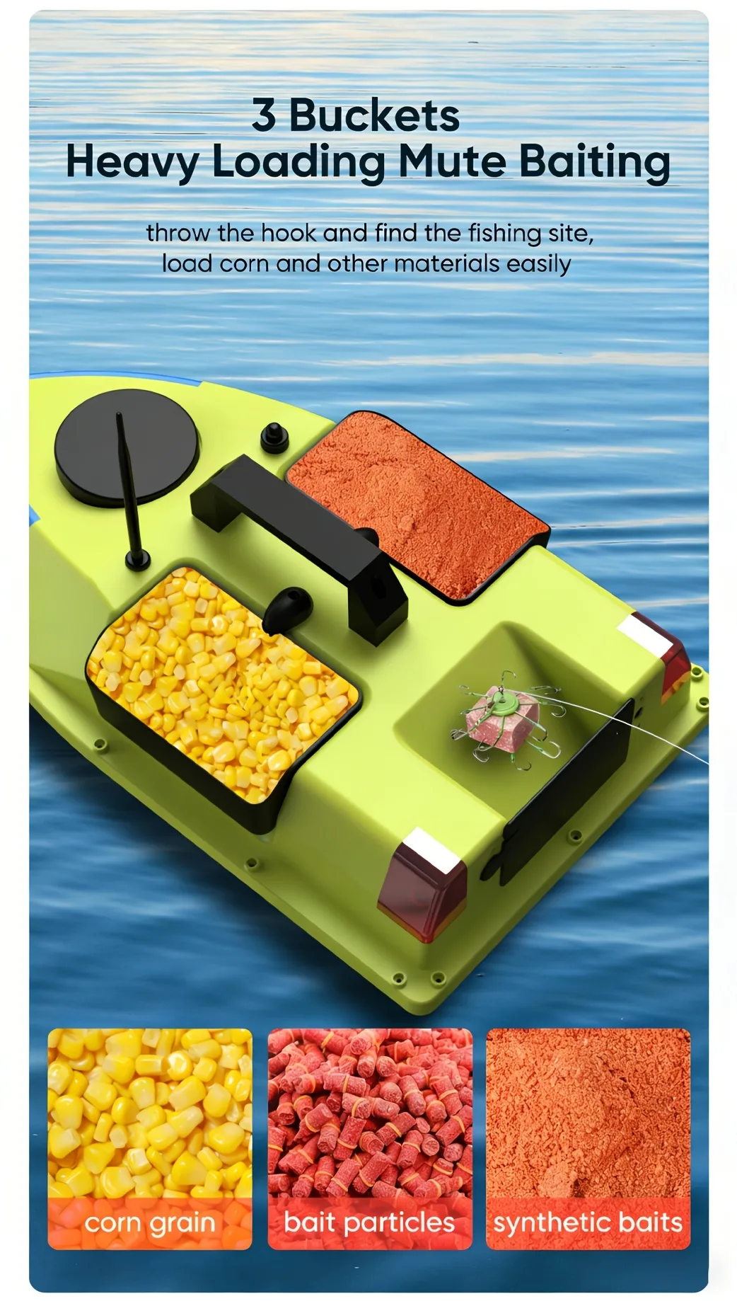 D20 Fishing Bait Boat product detail