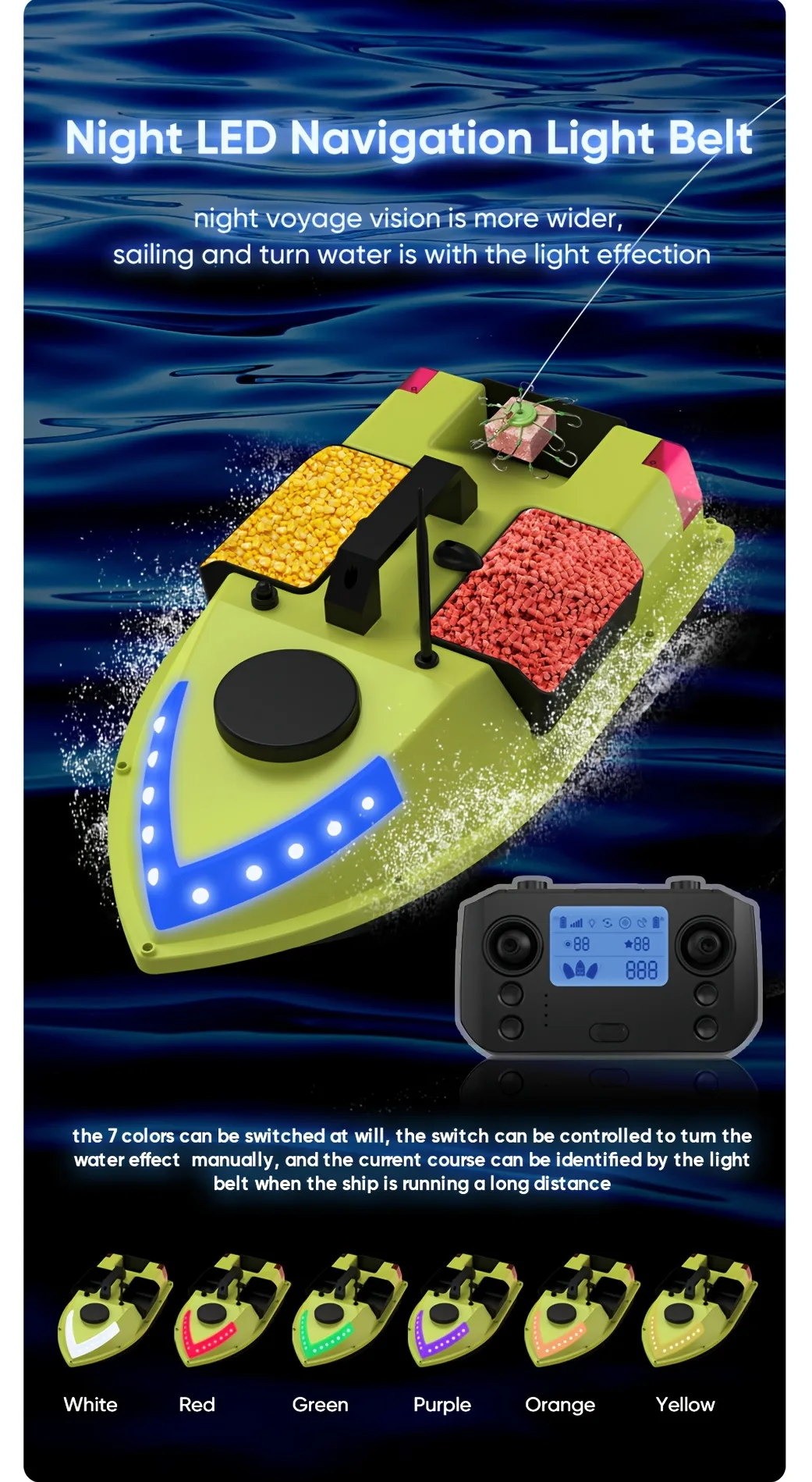 D20 Fishing Bait Boat product detail
