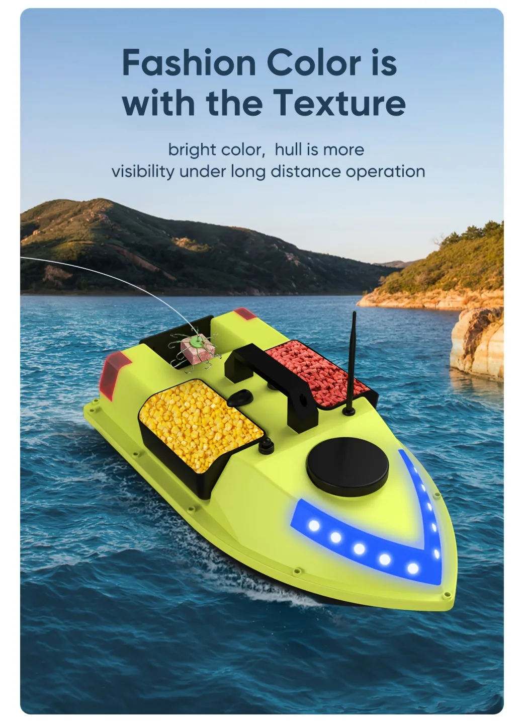 D20 Fishing Bait Boat product detail