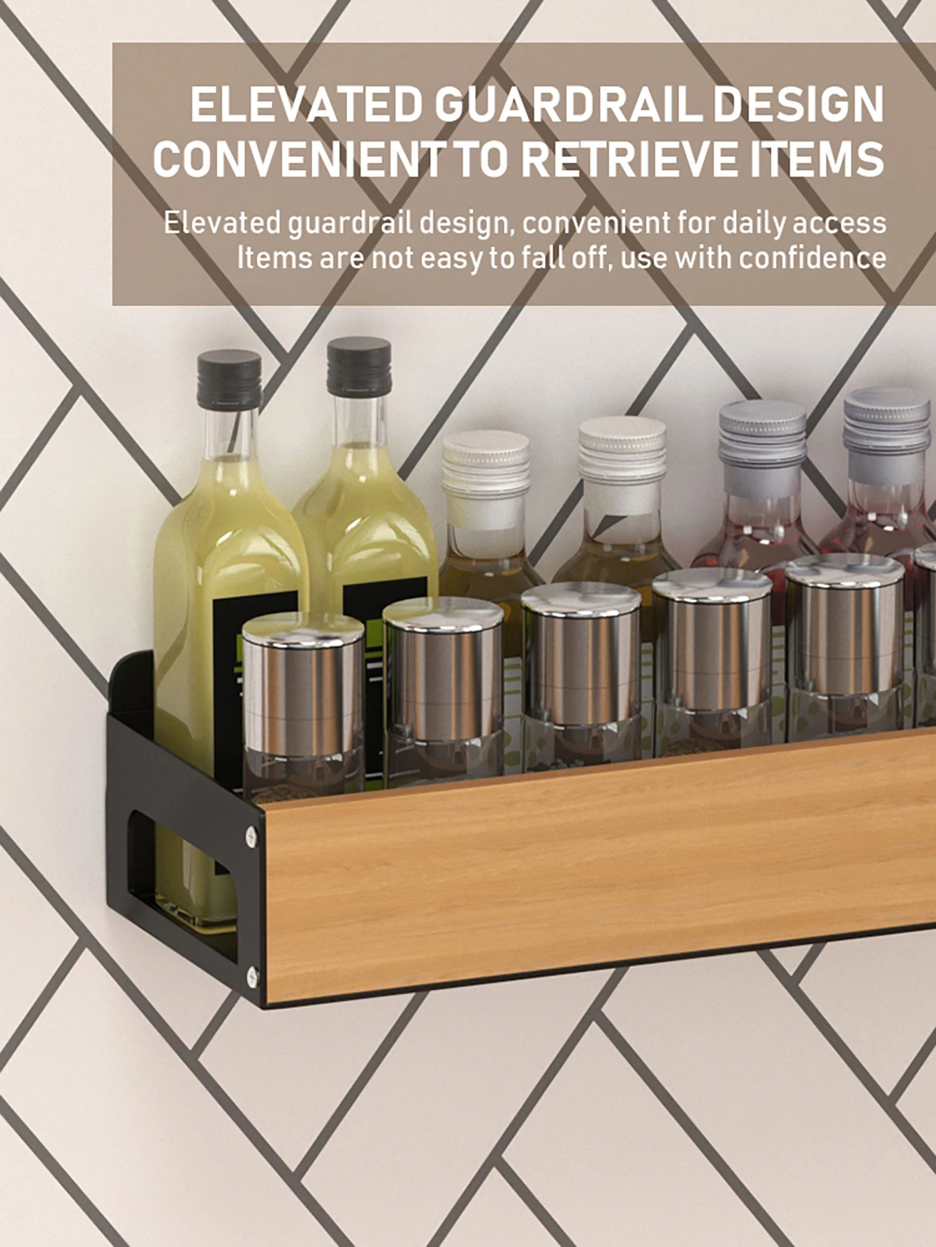 Magnetic Refrigerator Spice Rack product detail
