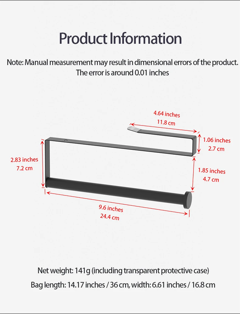 Under-Cabinet Paper Towel Holder product detail