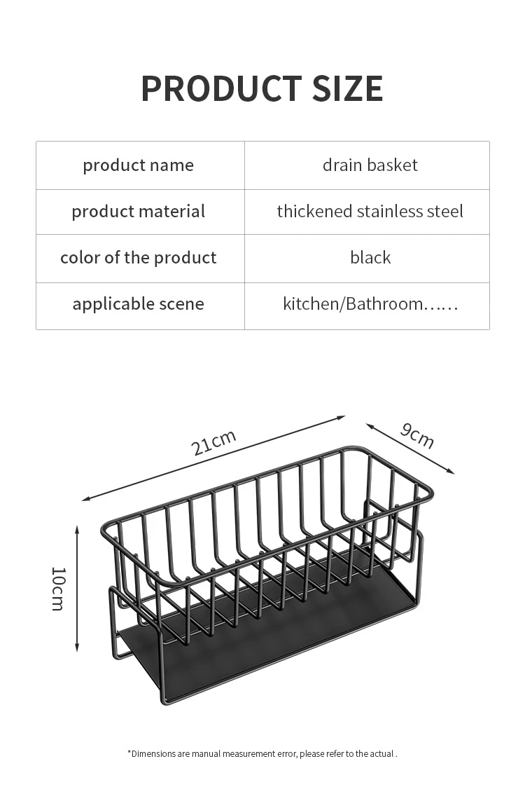 Sink Sponge & Cleaning Brush Holder product detail