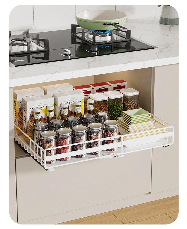 Under-Sink L-Shaped Pull-Out Organizer product detail