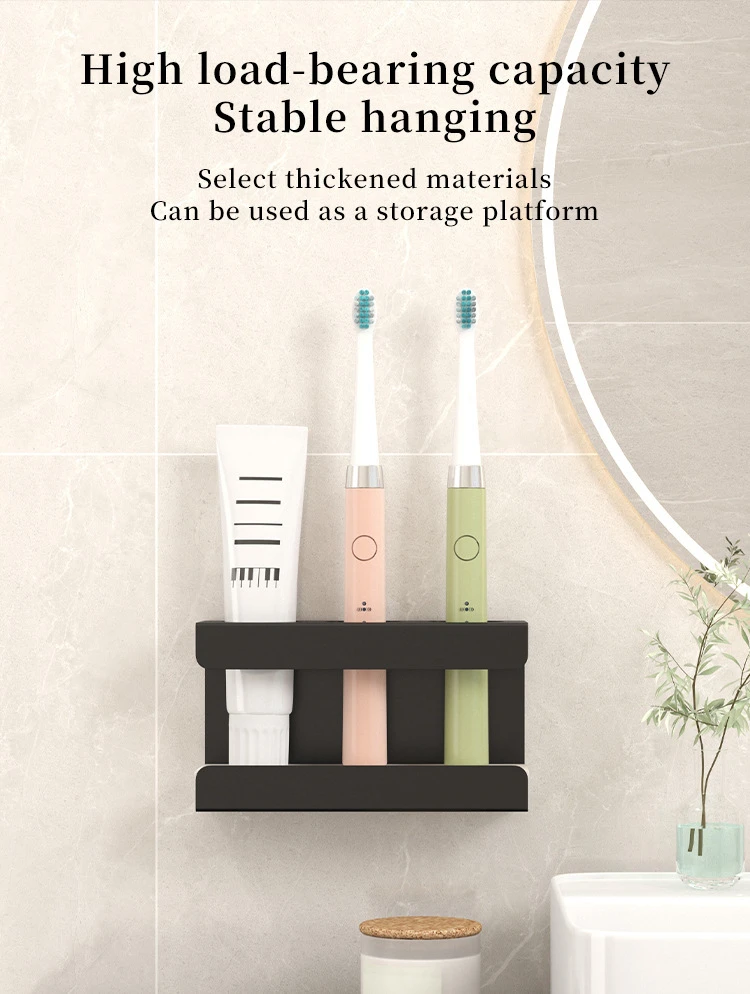 Wall-Mounted Toothbrush & Toothpaste Organizer product detail