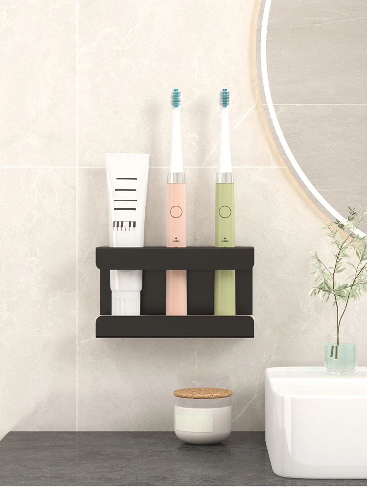 Wall-Mounted Toothbrush & Toothpaste Organizer product detail