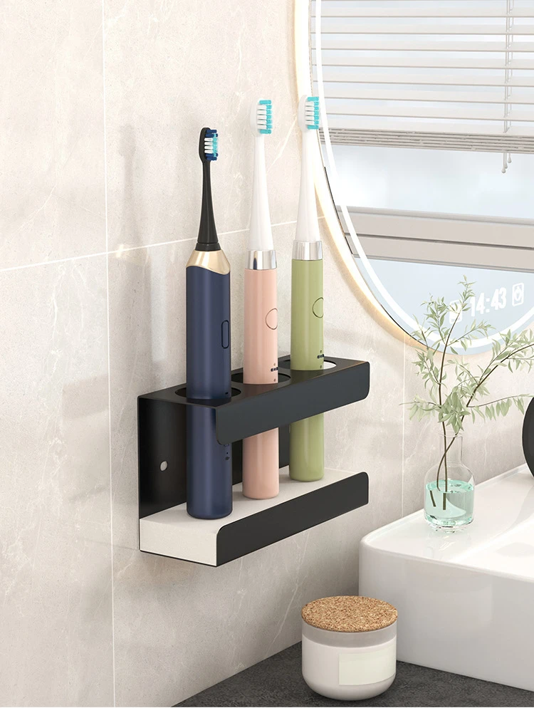 Wall-Mounted Toothbrush & Toothpaste Organizer product detail
