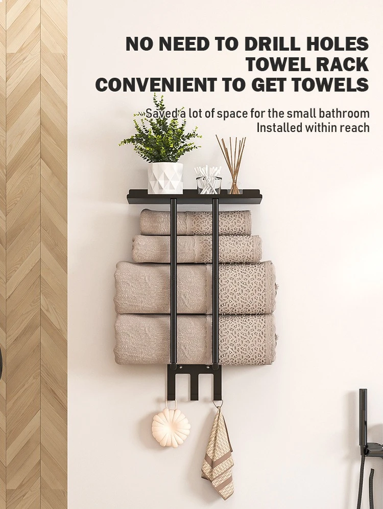 Multi-Layer Folding Towel Bar Rack product detail
