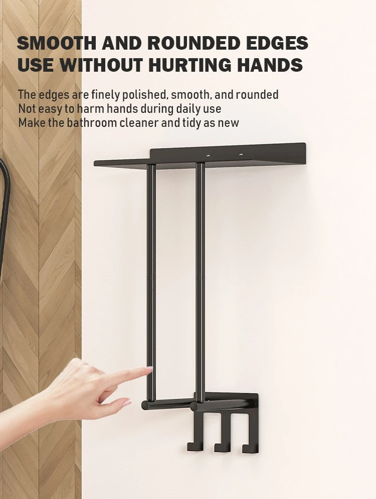 Multi-Layer Folding Towel Bar Rack product detail