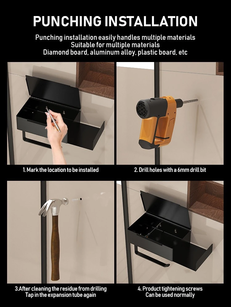 Toilet Tissue Box with Phone Shelf Holder product detail