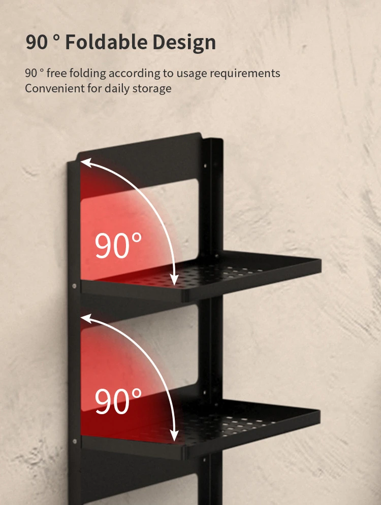 Foldable Multi-Tier Storage Shelf product detail