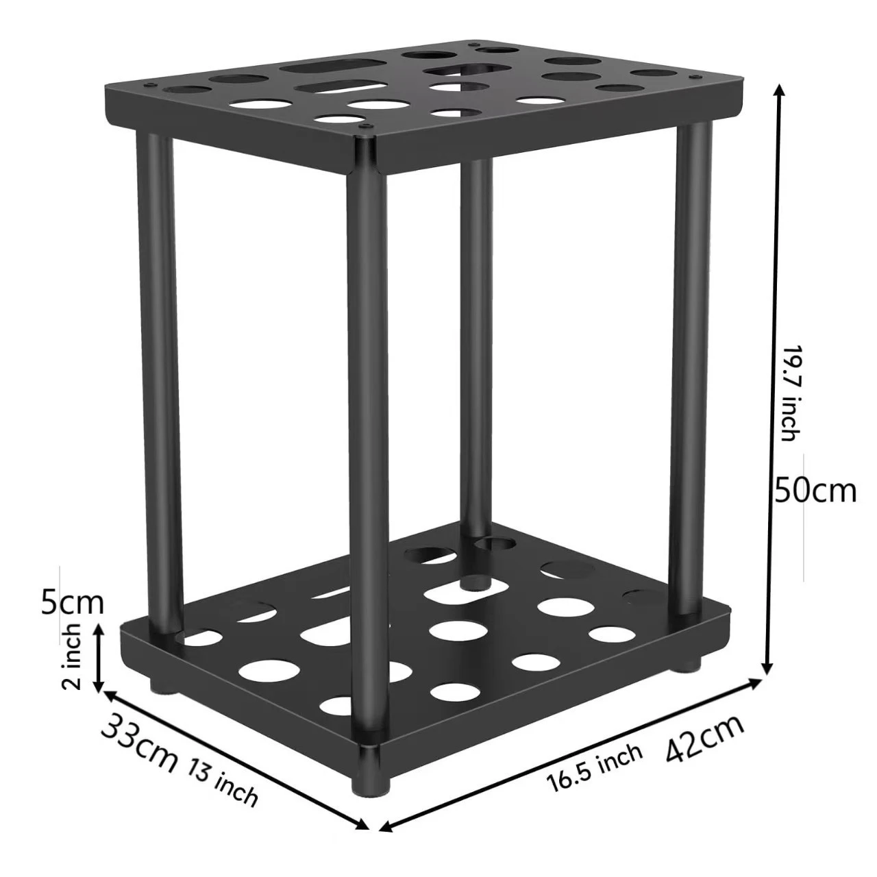 Floor-Standing Garden Tool Organizer Rack product detail