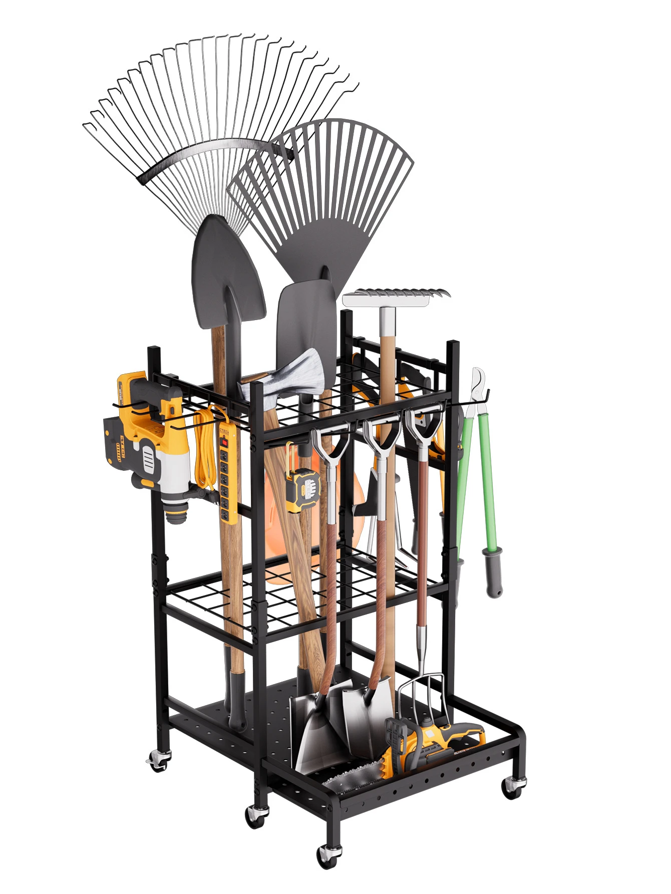Straight Hook Heavy-Duty Tool Hanging Rail product detail