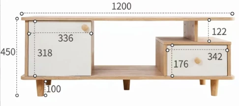 Nordic Round Wooden Coffee Table G7000 product detail