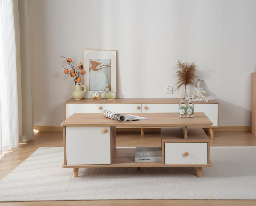 Nordic Round Wooden Coffee Table G7000 product detail