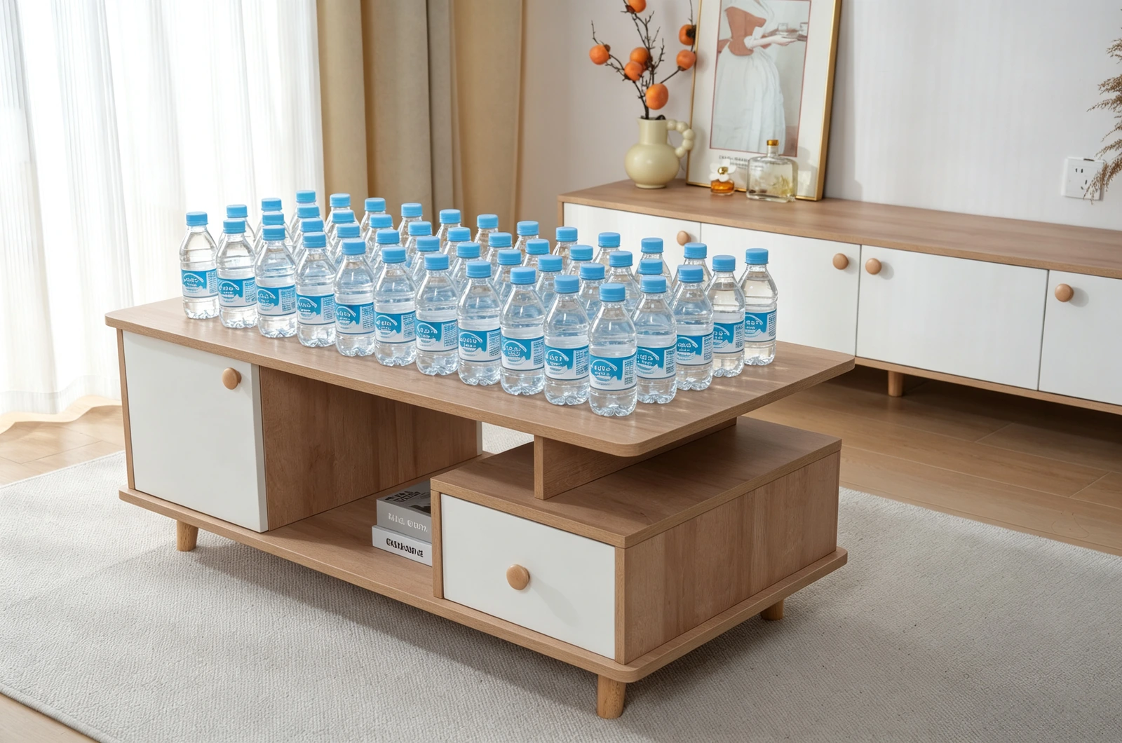 Nordic Round Wooden Coffee Table G7000 product detail