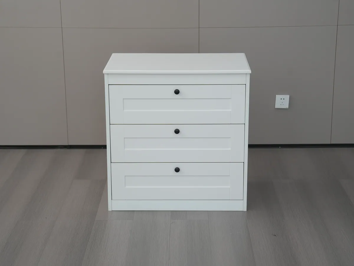 Minimalist Three Drawer Bedside Dresser E5006 product detail