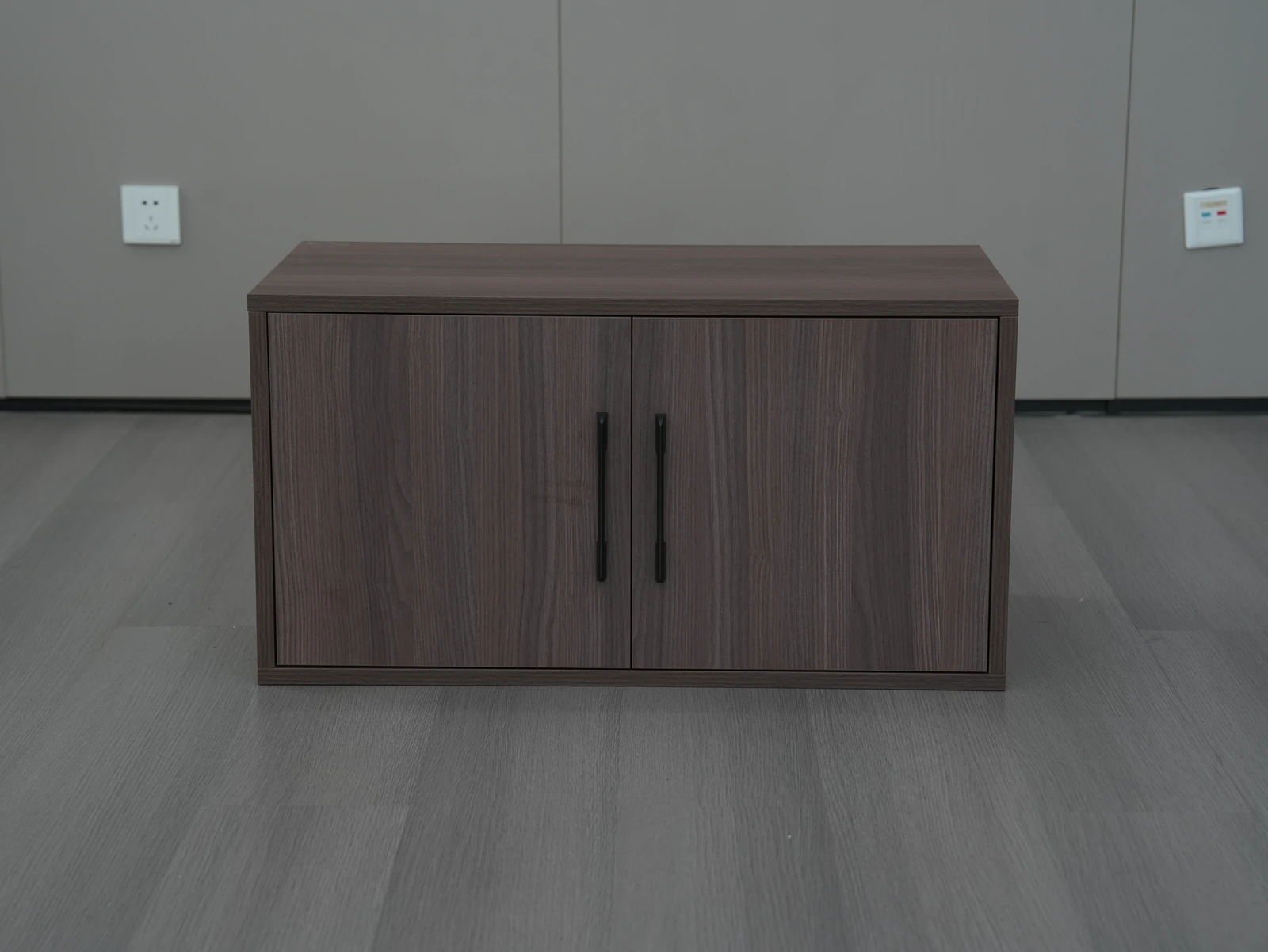 Dark Walnut Modern Double Door TV Stand F6002 product detail