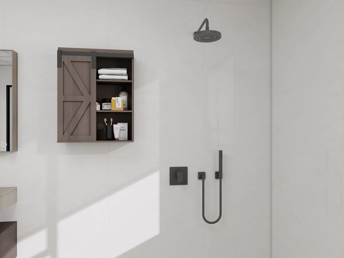 Wall-Mounted Modern Bathroom Vanity Cabinet H1001 product detail