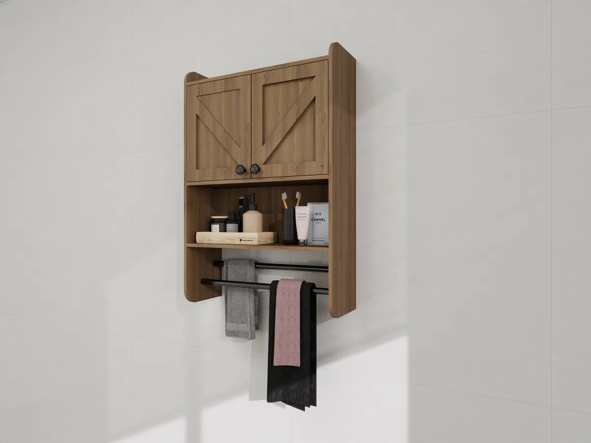 Modern Integrated Bathroom Vanity Cabinet H1002 product detail