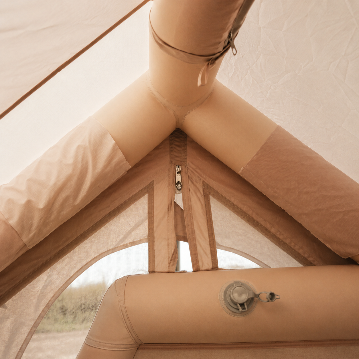 6.3m² AB Door Small Skylight Chimney Tent IT008 product detail