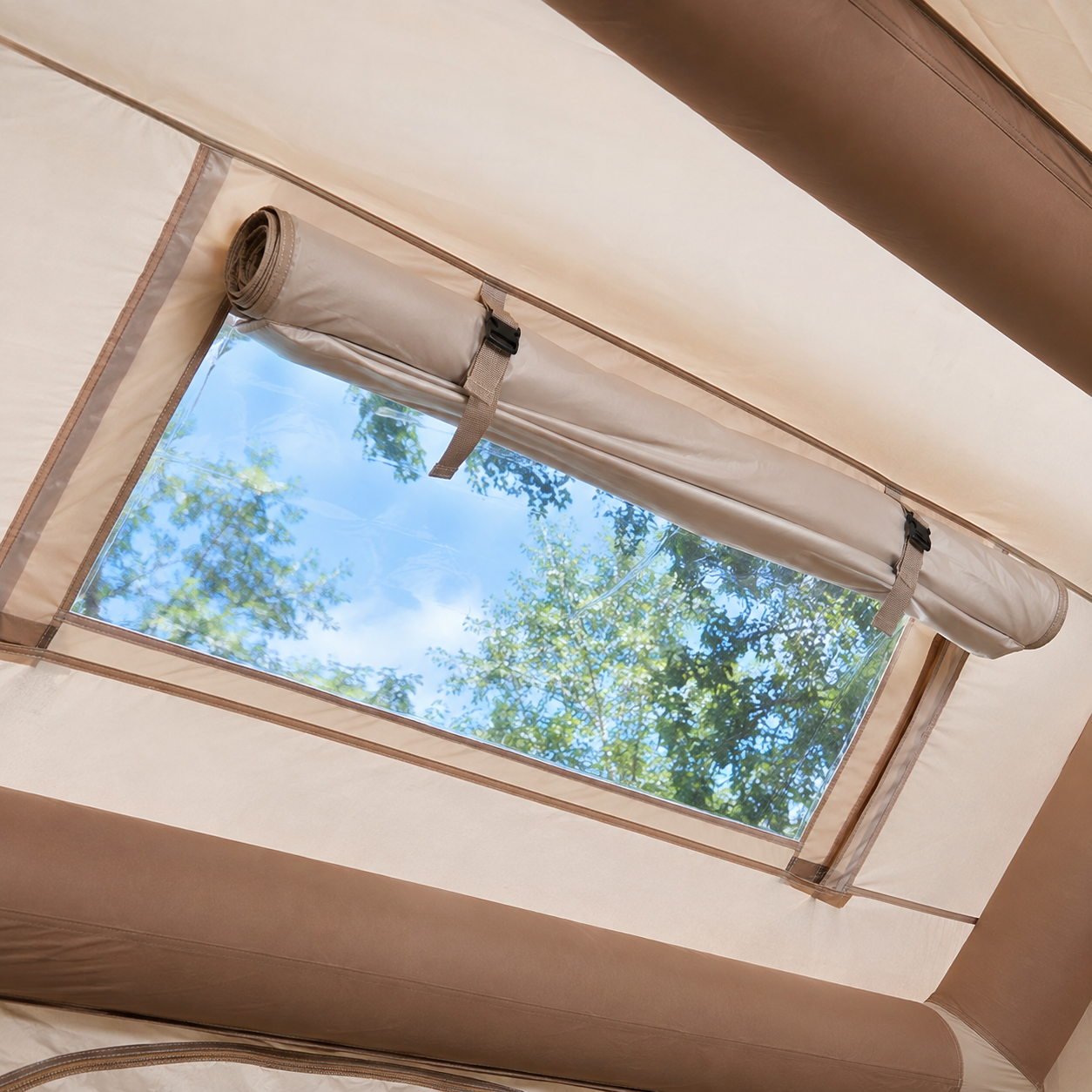 7.5m² Single Door Small Skylight Inflatable Tent IT010 product detail